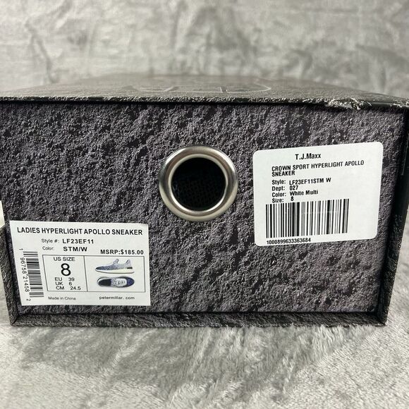 Peter Millar Hyperlight Apollo Sneaker Womens Size 8 Blue / White STM/W LF23EF11 - Picture 12 of 12